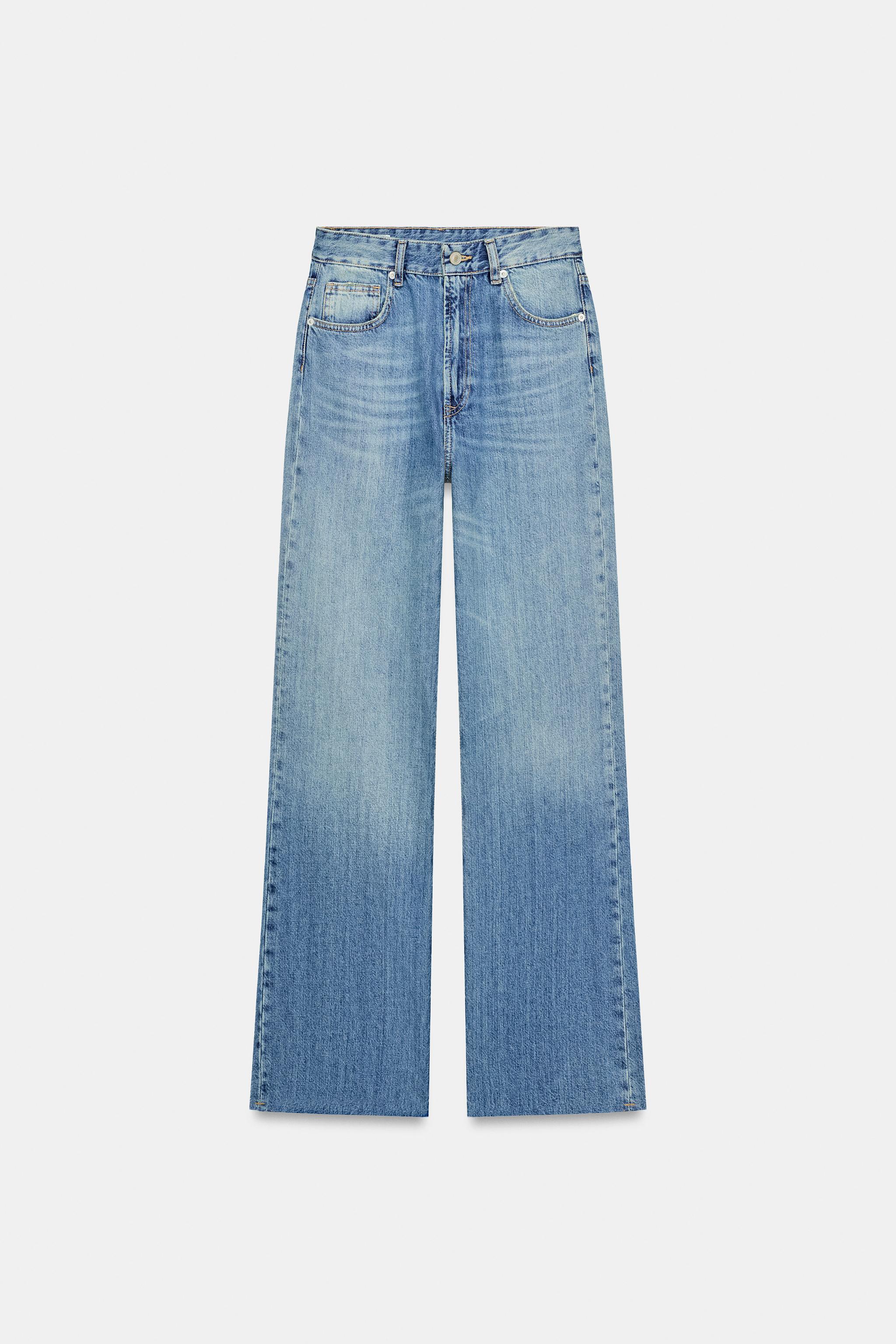 TRF HIGH WAIST WIDE LEG JEANS